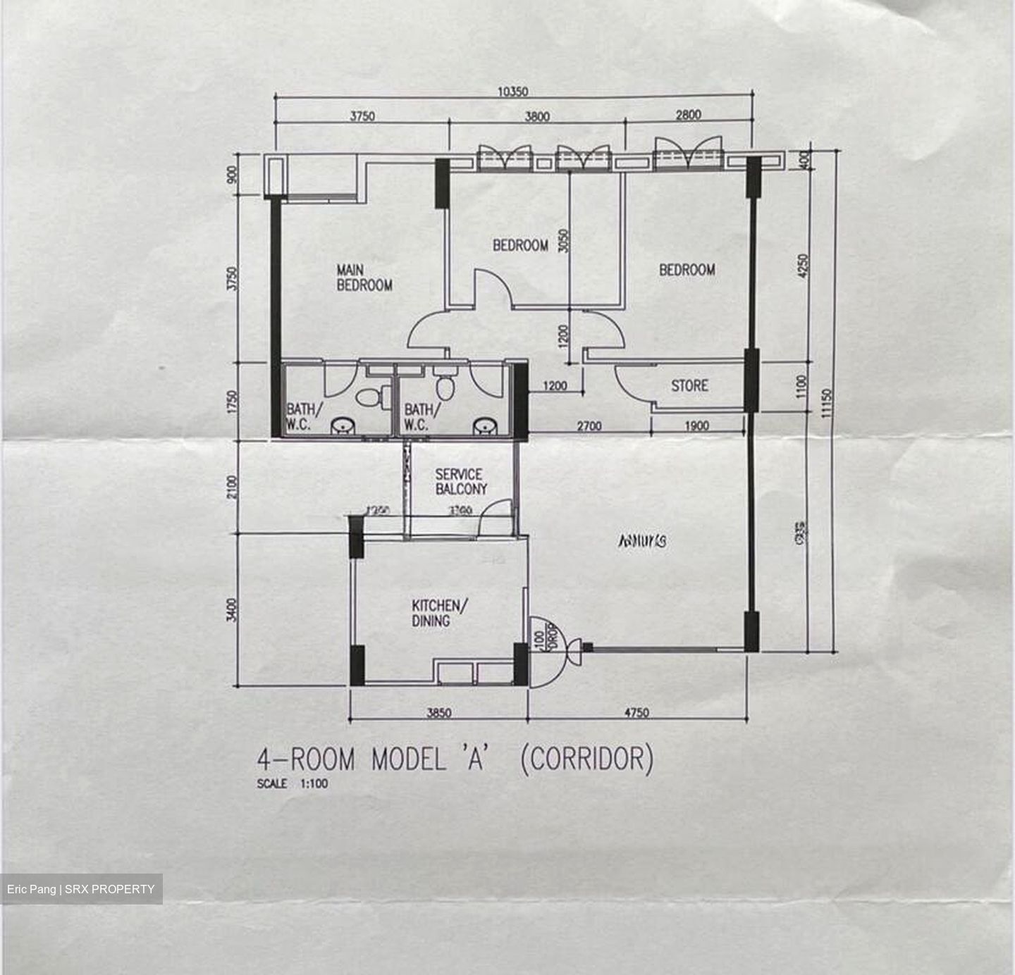 Blk 159 Hougang Street 11 (Hougang), HDB 4 Rooms #566149791